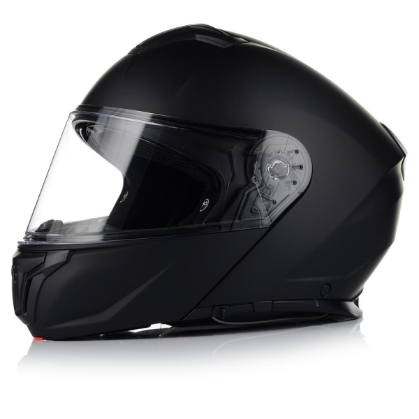 Klapphelm - VITO PRATO - schwarz-matt